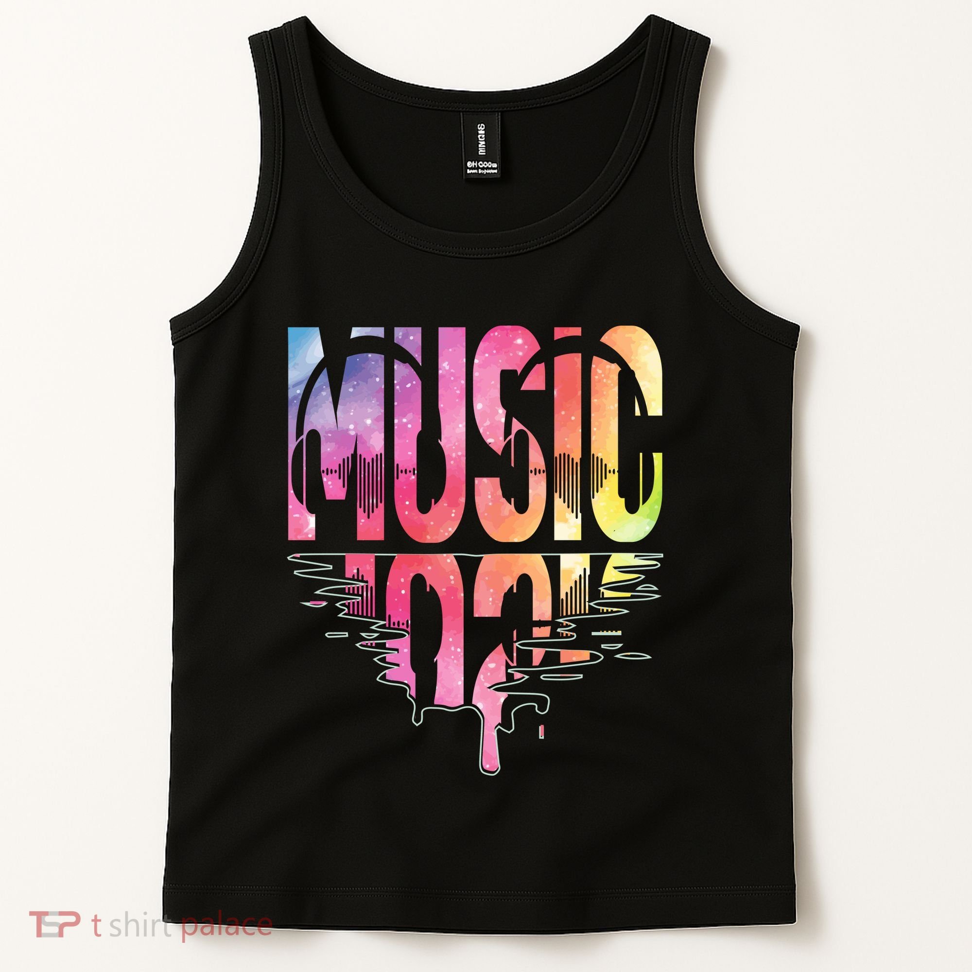 Retro Music Sunset Tank Top