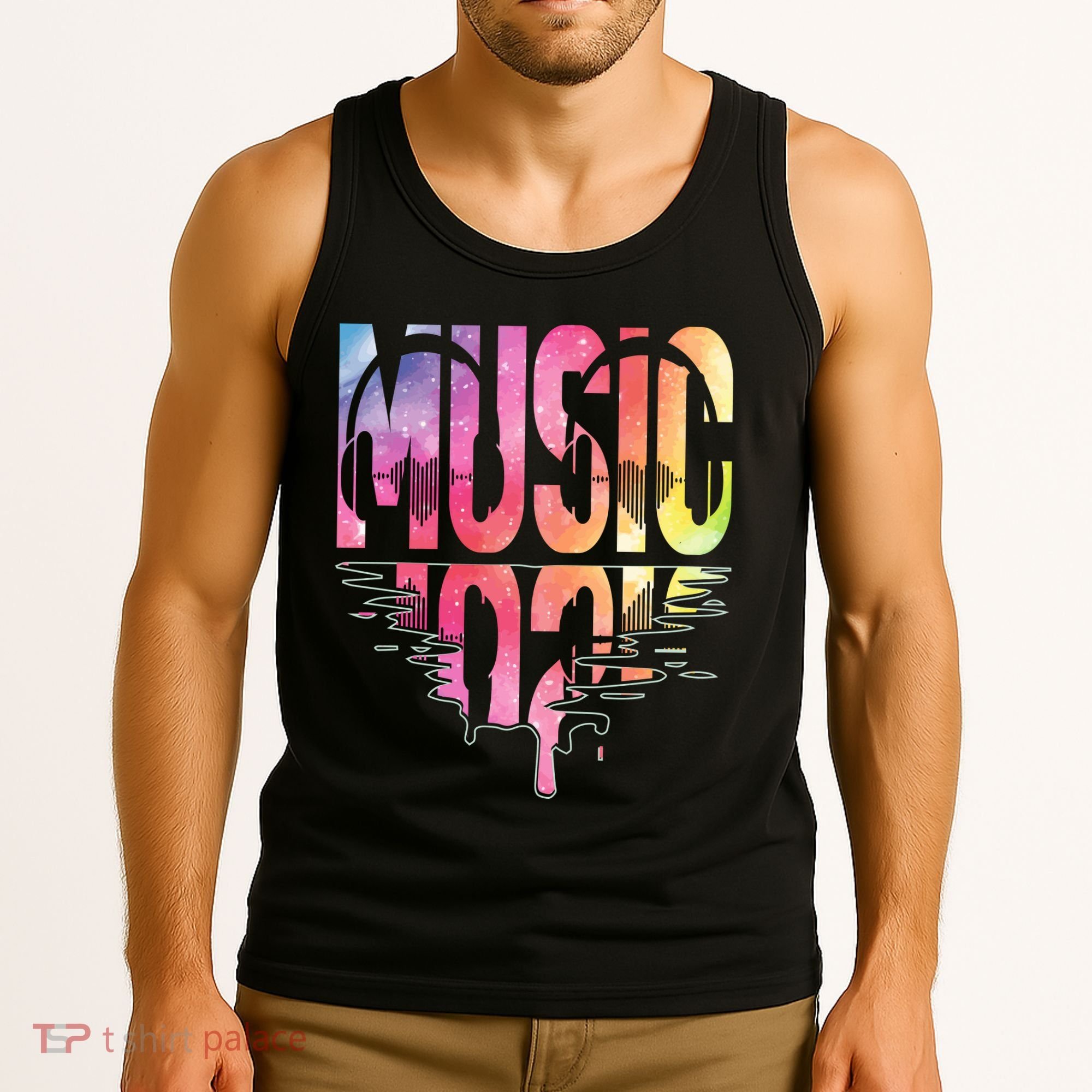 Retro Music Sunset Tank Top