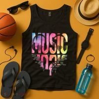 Retro Music Sunset Tank Top thumb 4