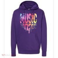 Retro Music Sunset Hoodie thumb 0