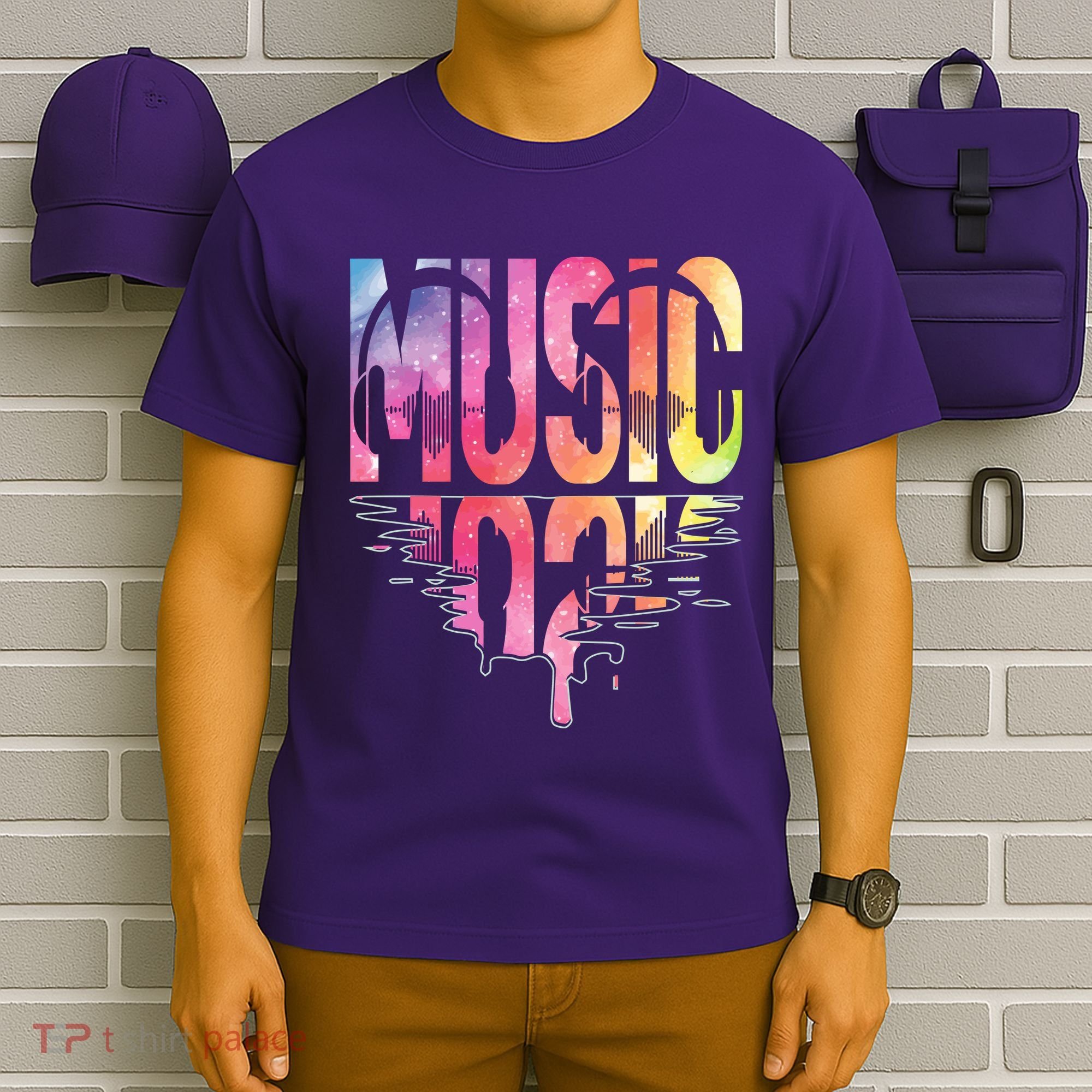Retro Music Sunset T-Shirt