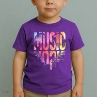 Retro Music Sunset Toddler T-Shirt thumb 2