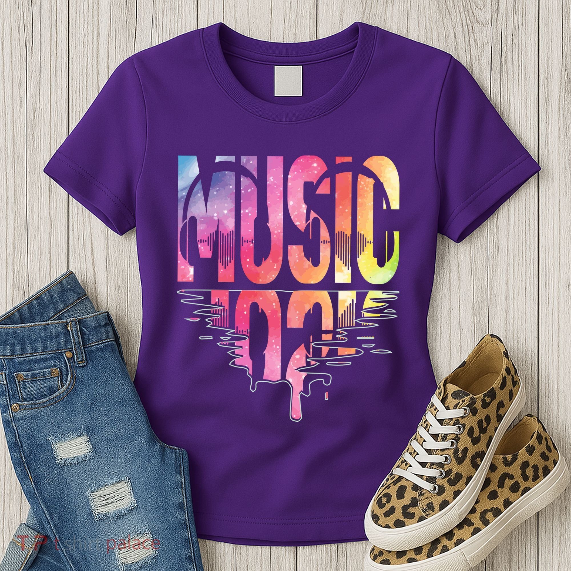 Retro Music Sunset Women's T-Shirt