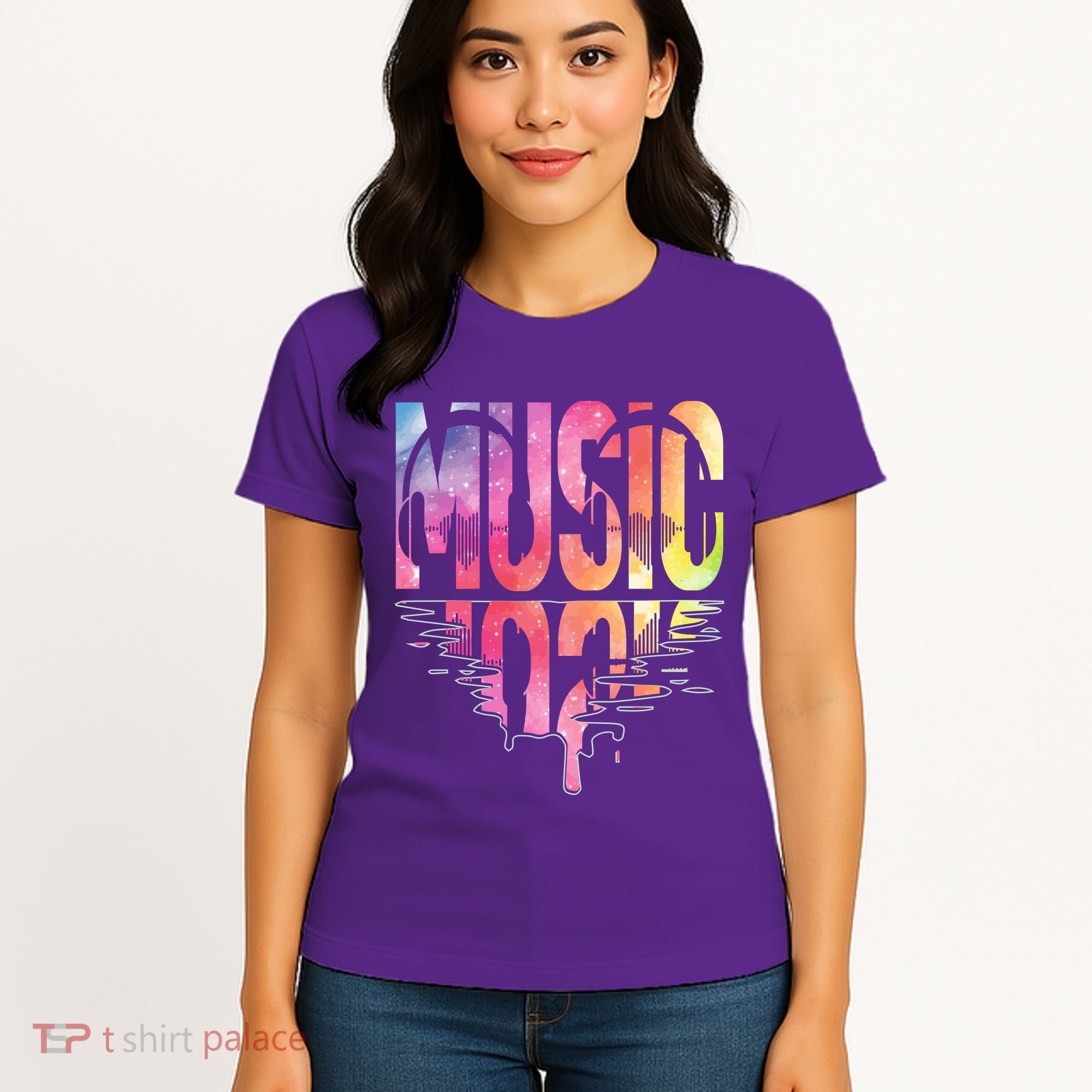 Retro Music Sunset Women's T-Shirt