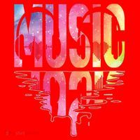 Retro Music Sunset Santa Hat thumb 1