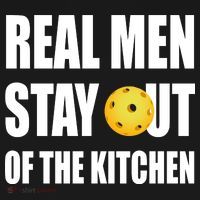 Real Men Say Out Of The Kitchen Pickleball Funny Women's Tank Top thumb 5
