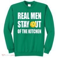 Real Men Say Out Of The Kitchen Pickleball Funny Sweatshirt thumb 0