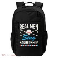 Real Men Sing Barbershop Cool Quartet Harmony Singing Singer Backpack thumb 0