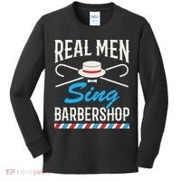 Real Men Sing Barbershop Cool Quartet Harmony Singing Singer Kids Long Sleeve Shirt thumb 0