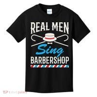 Real Men Sing Barbershop Cool Quartet Harmony Singing Singer Kids T-Shirt thumb 0