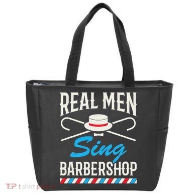 Real Men Sing Barbershop Cool Quartet Harmony Singing Singer Tote Bag