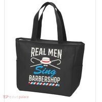 Real Men Sing Barbershop Cool Quartet Harmony Singing Singer Tote Bag thumb 3
