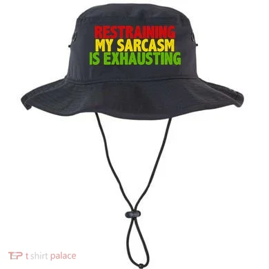 Restraining My Sarcasm Is Exhausting Bucket Hat