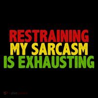 Restraining My Sarcasm Is Exhausting Tote Bag thumb 4