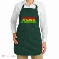 Restraining My Sarcasm Is Exhausting Apron thumb 2