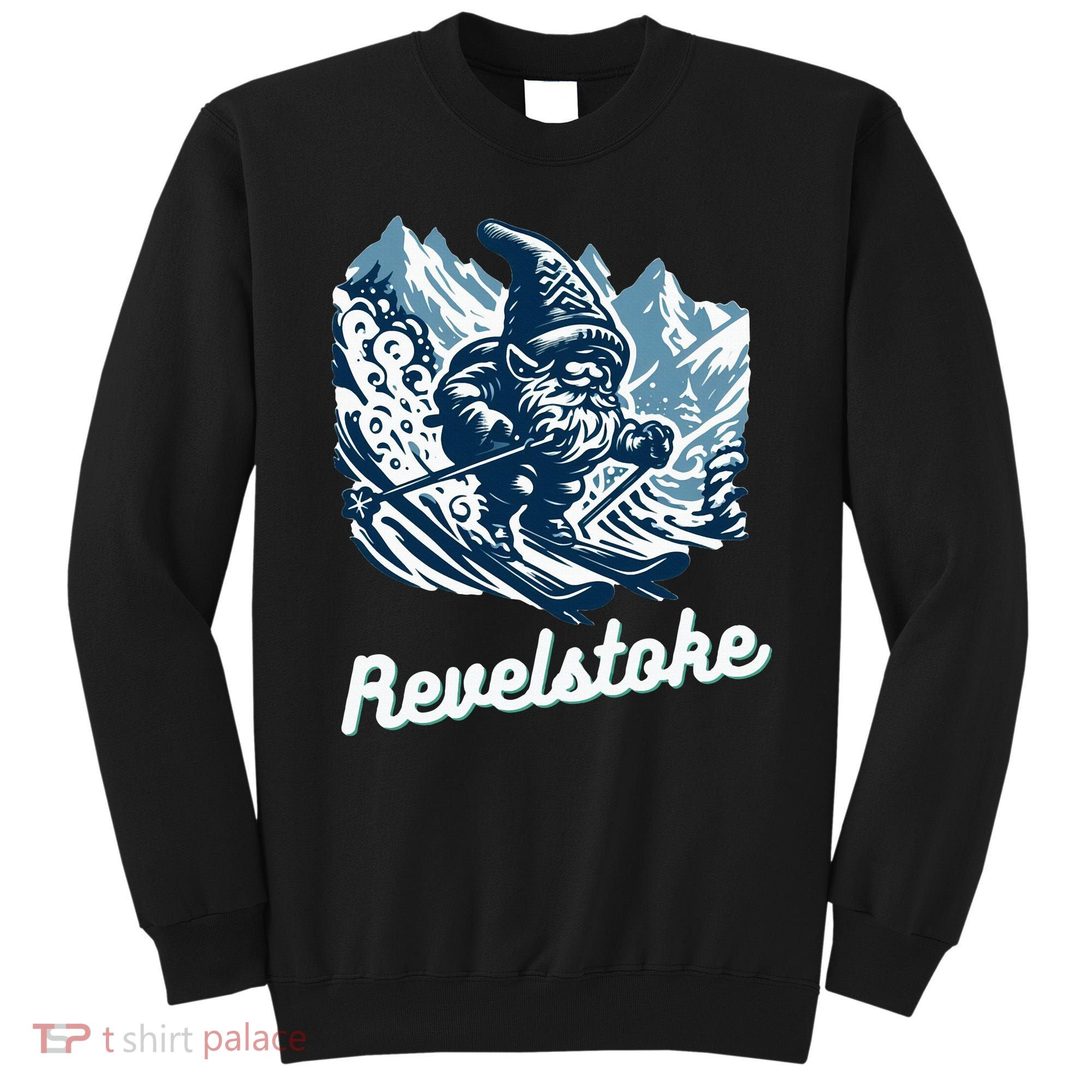 Revelstoke Mountain Ski Resort Gnome Adventure Hike Camp Sweatshirt