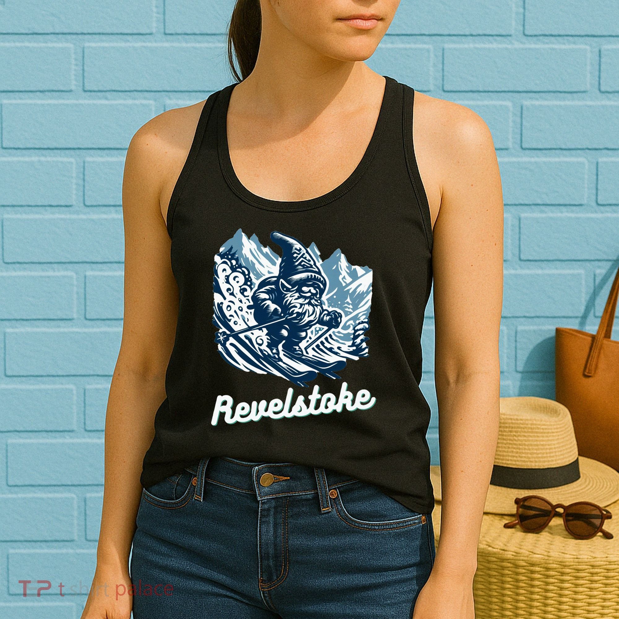 Revelstoke Mountain Ski Resort Gnome Adventure Hike Camp Women's Tank Top