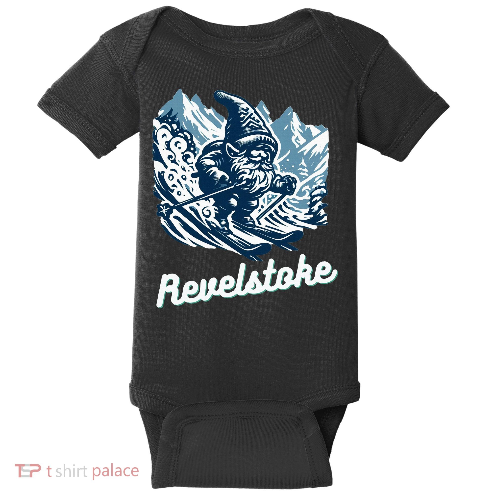 Revelstoke Mountain Ski Resort Gnome Adventure Hike Camp Baby Bodysuit