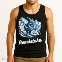 Revelstoke Mountain Ski Resort Gnome Adventure Hike Camp Tank Top thumb 3