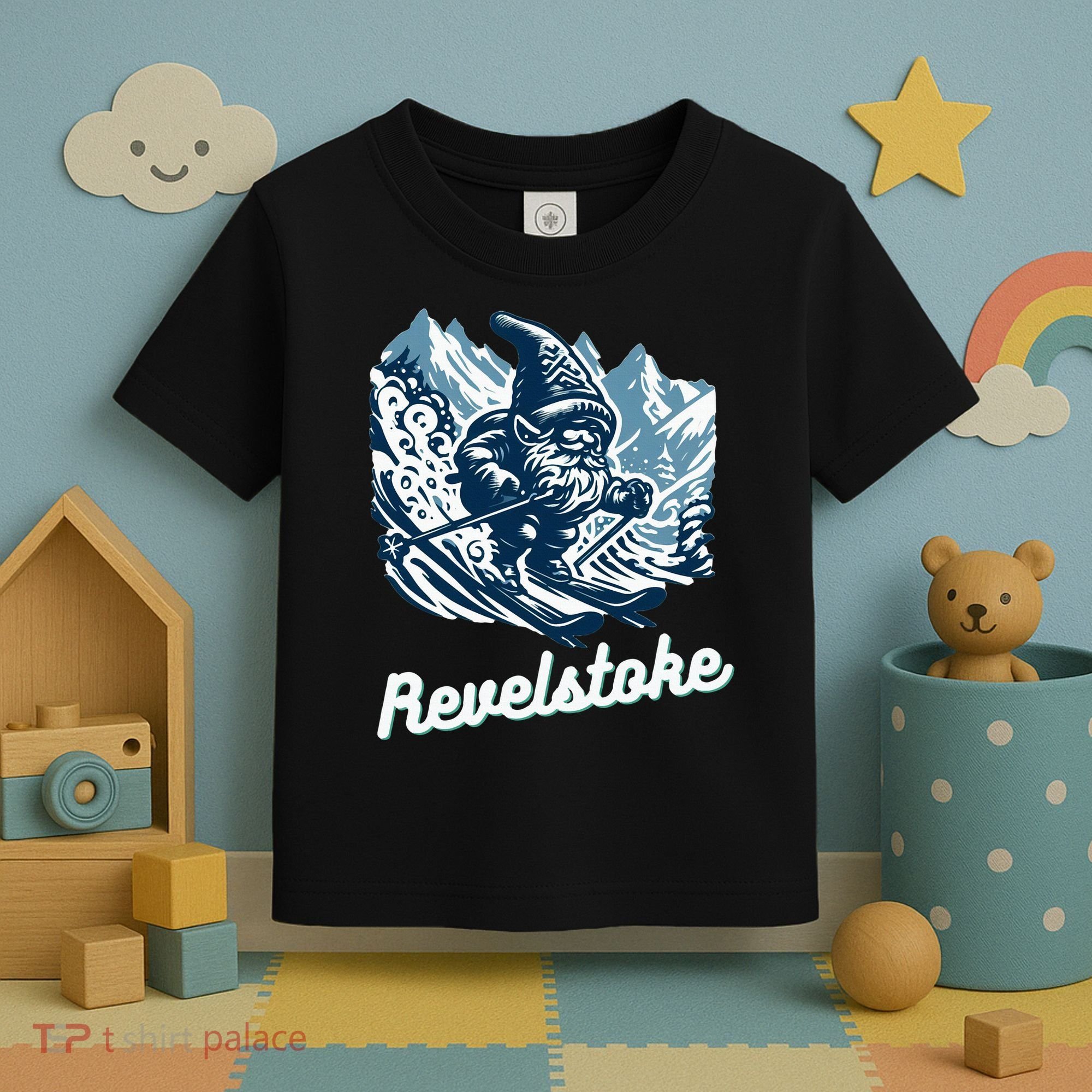 Revelstoke Mountain Ski Resort Gnome Adventure Hike Camp Toddler T-Shirt