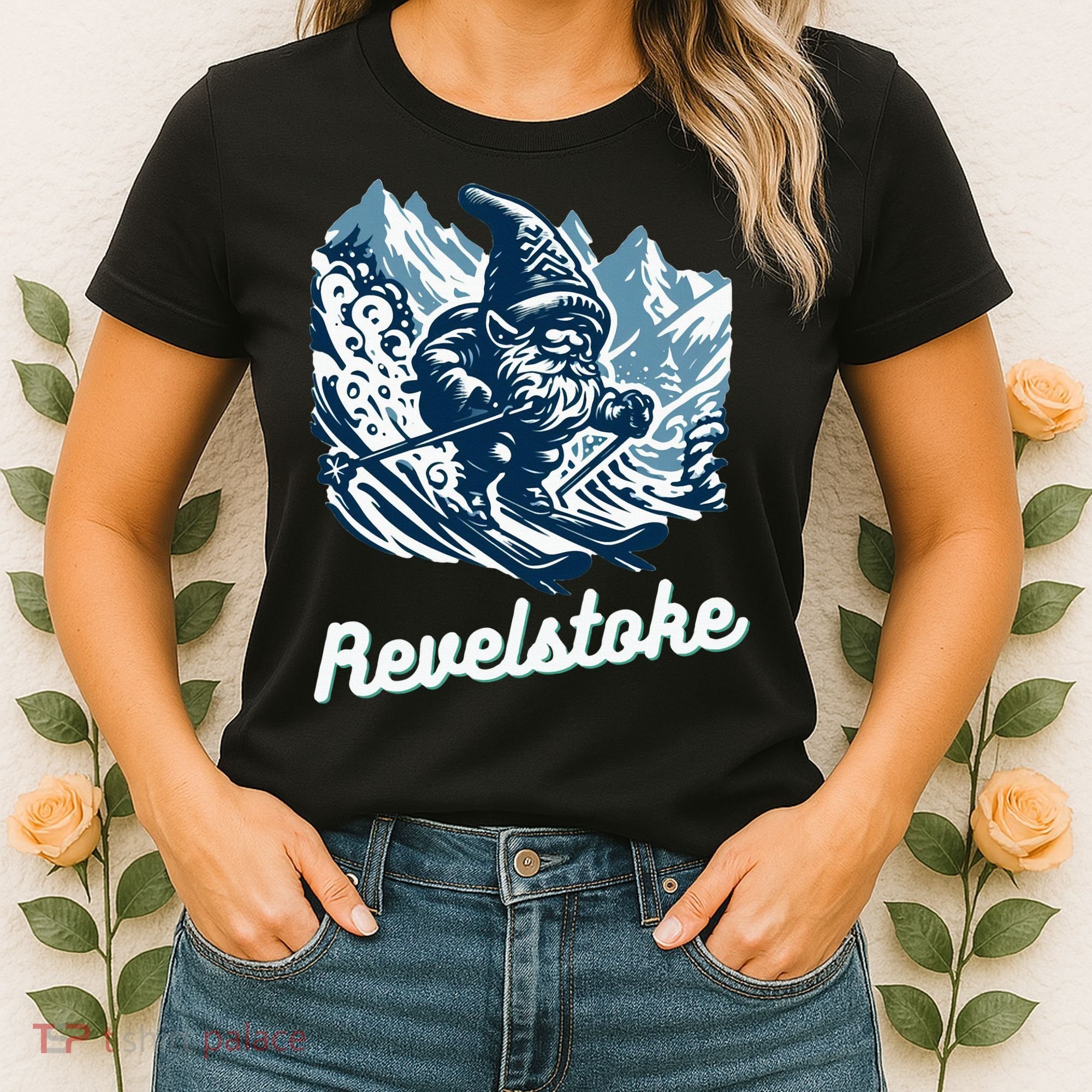 Revelstoke Mountain Ski Resort Gnome Adventure Hike Camp Women's T-Shirt