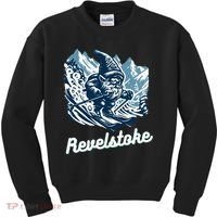 Revelstoke Mountain Ski Resort Gnome Adventure Hike Camp Kids Sweatshirt thumb 0