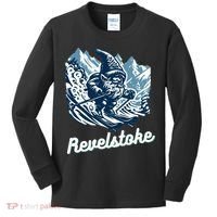 Revelstoke Mountain Ski Resort Gnome Adventure Hike Camp Kids Long Sleeve Shirt thumb 0