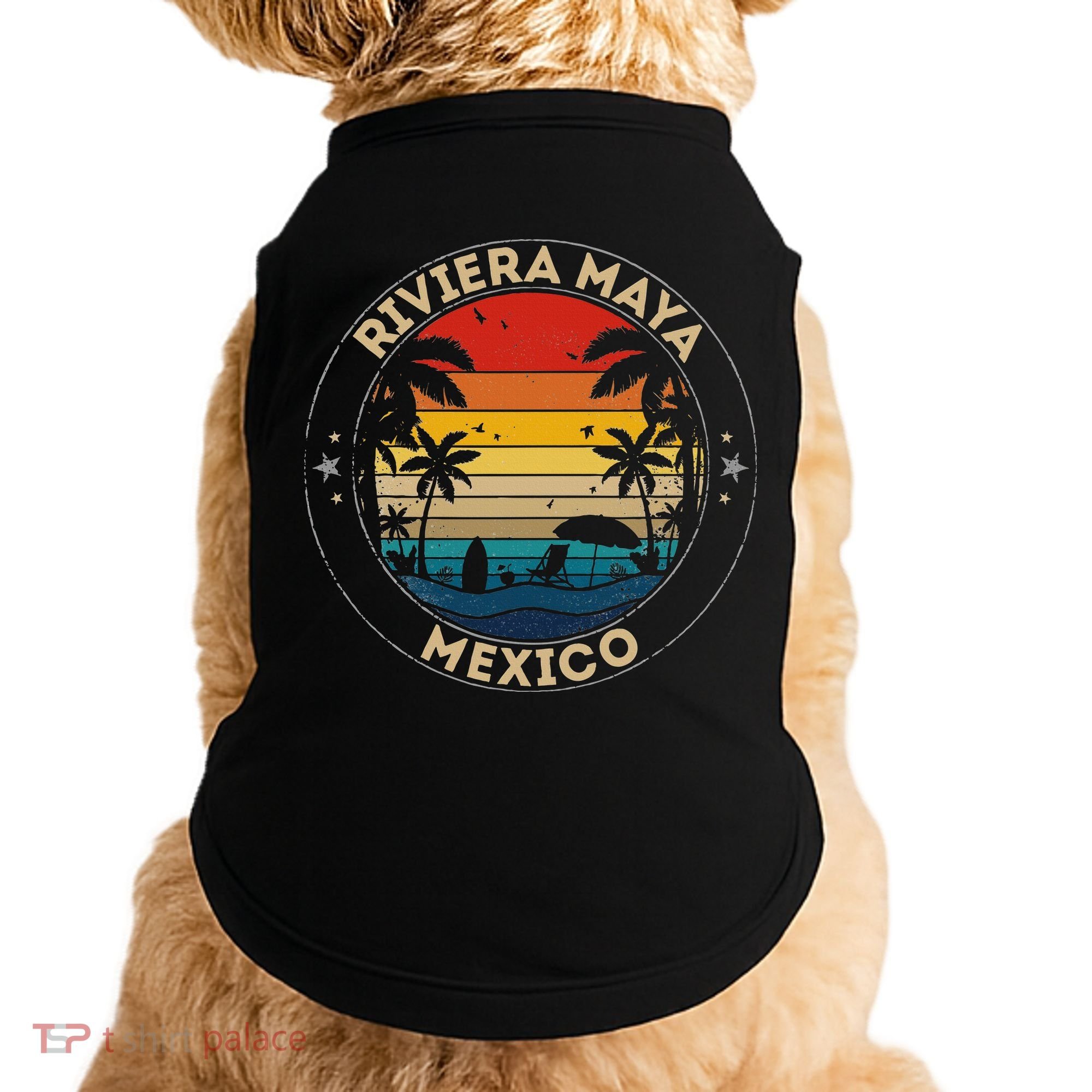 Riviera Maya Souvenir Mexico Reminder Doggie Tank
