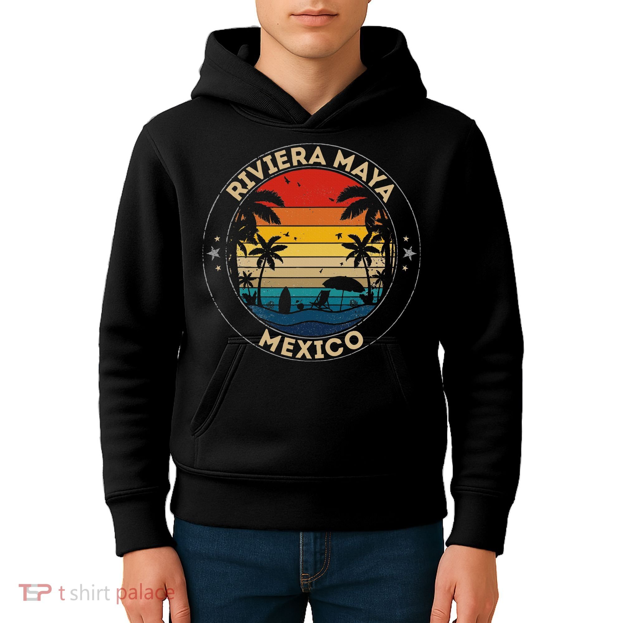 Riviera Maya Souvenir Mexico Reminder Kids Hoodie