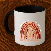Rainbow Multiple Sclerosis Where You Can Be Anything Be Kind Funny Gift Coffee Mug thumb 2