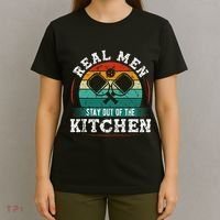 Real M.E.N Stay Out Of The Kitchen Pickleball T-Shirt thumb 4
