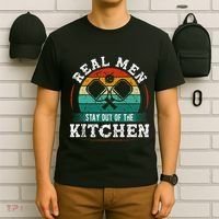 Real M.E.N Stay Out Of The Kitchen Pickleball T-Shirt thumb 6
