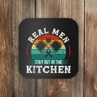 Real M.E.N Stay Out Of The Kitchen Pickleball Coaster thumb 0