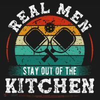 Real M.E.N Stay Out Of The Kitchen Pickleball Tank Top thumb 6