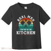 Real M.E.N Stay Out Of The Kitchen Pickleball Toddler T-Shirt thumb 0