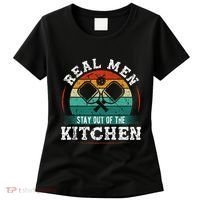 Real M.E.N Stay Out Of The Kitchen Pickleball Women's T-Shirt thumb 0