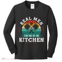 Real M.E.N Stay Out Of The Kitchen Pickleball Kids Long Sleeve Shirt thumb 0