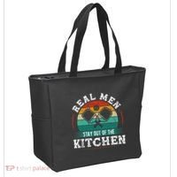 Real M.E.N Stay Out Of The Kitchen Pickleball Tote Bag thumb 2