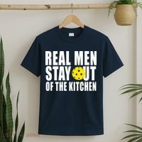 Real Men Stay Out Of The Kitchen Pickle Ball T-Shirt thumb 2