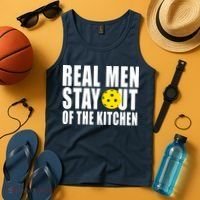 Real Men Stay Out Of The Kitchen Pickle Ball Tank Top thumb 4