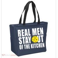 Real Men Stay Out Of The Kitchen Pickle Ball Tote Bag thumb 2