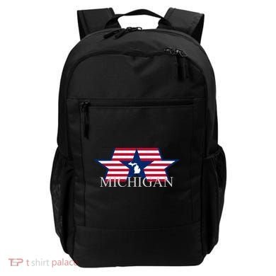 Retro Michigan Star Map Backpack