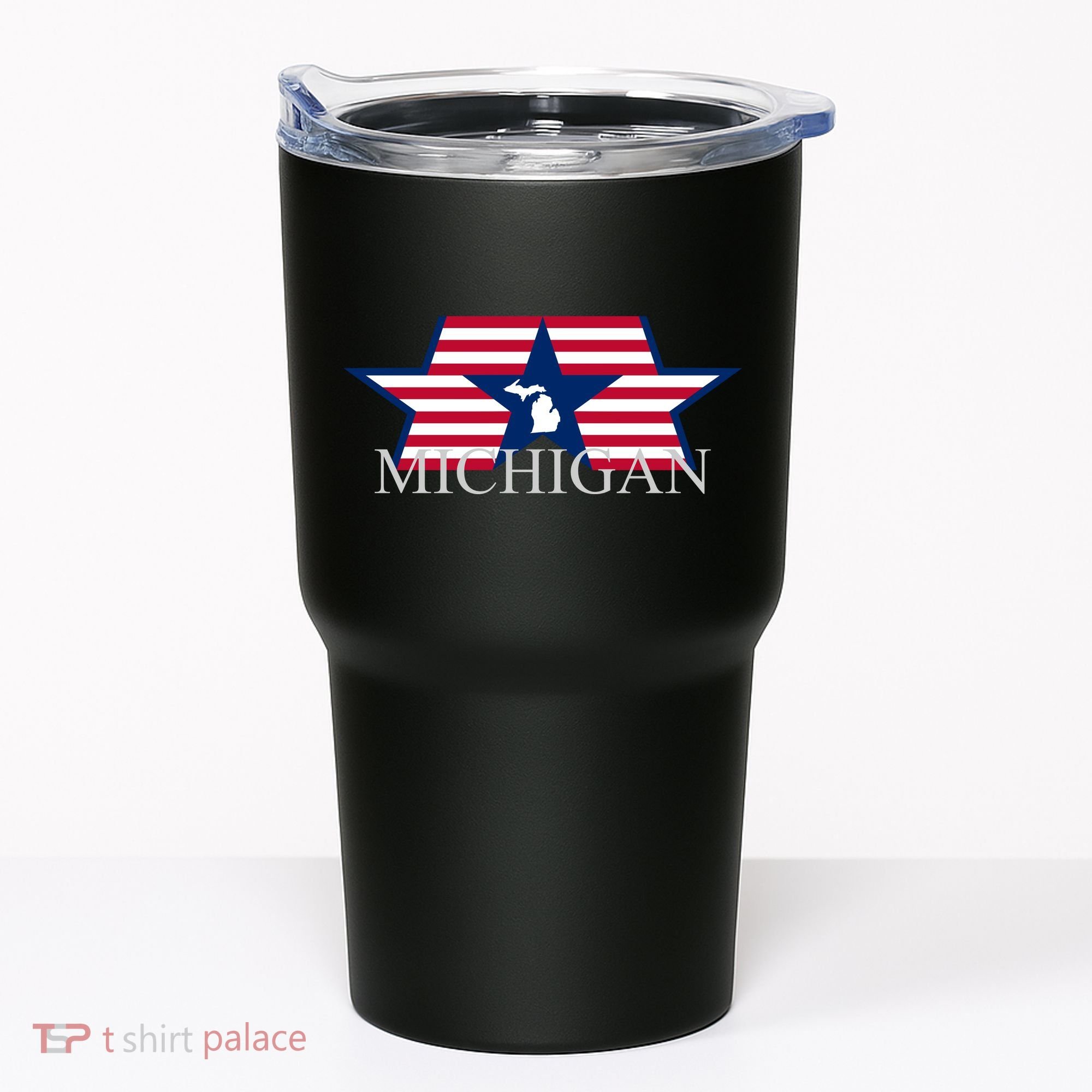 Retro Michigan Star Map Tumbler