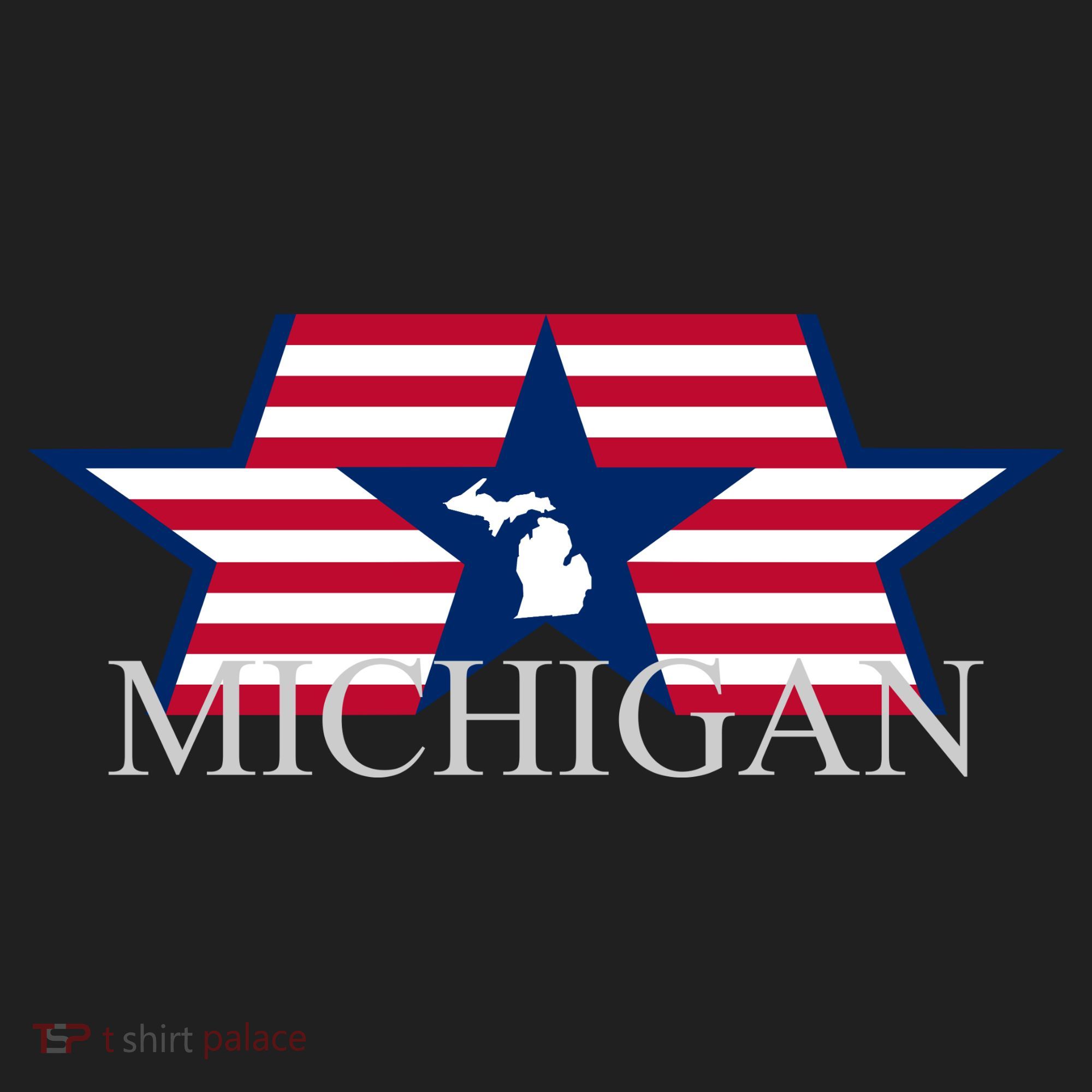 Retro Michigan Star Map Tumbler