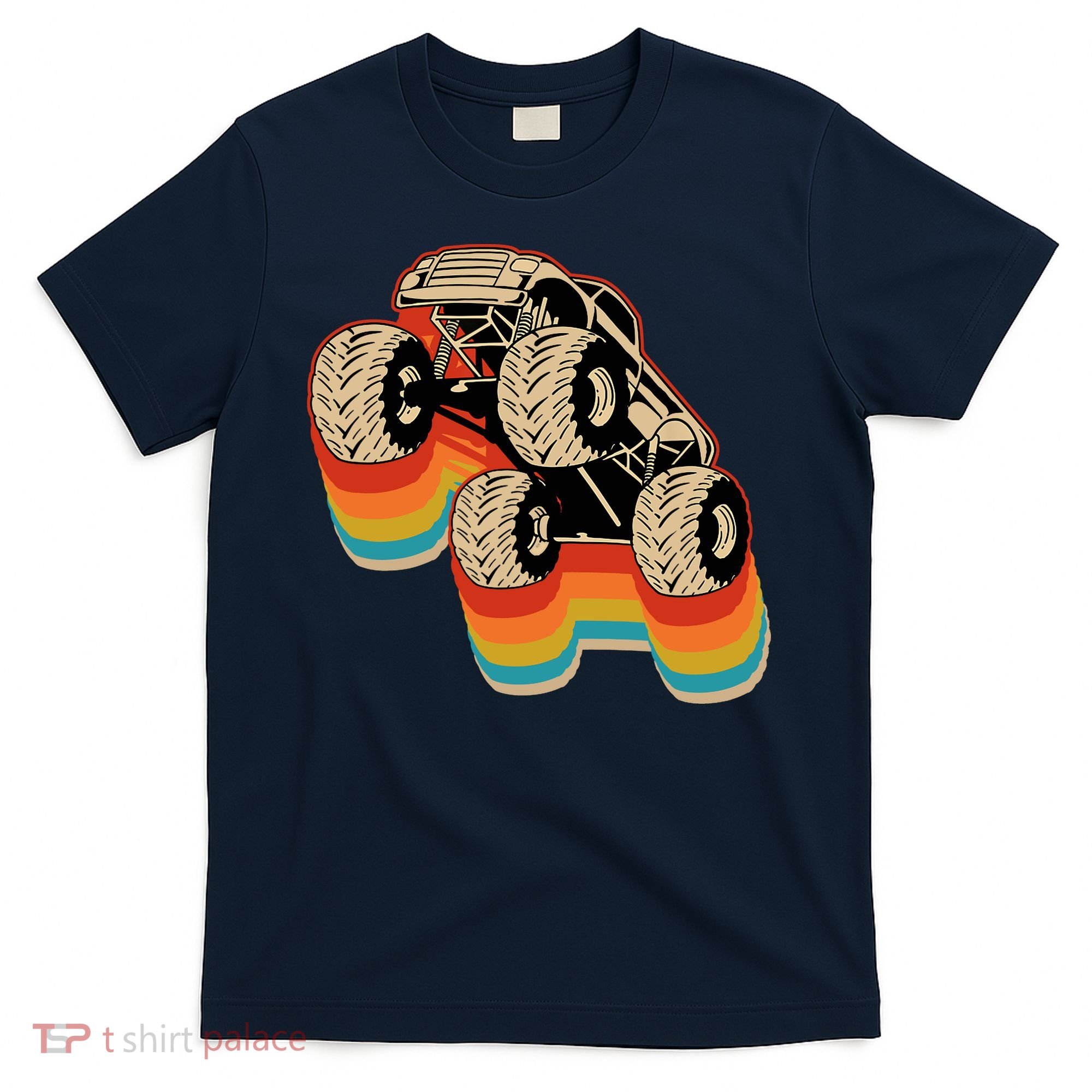 Retro Monster Truck Big Style Truck T-Shirt