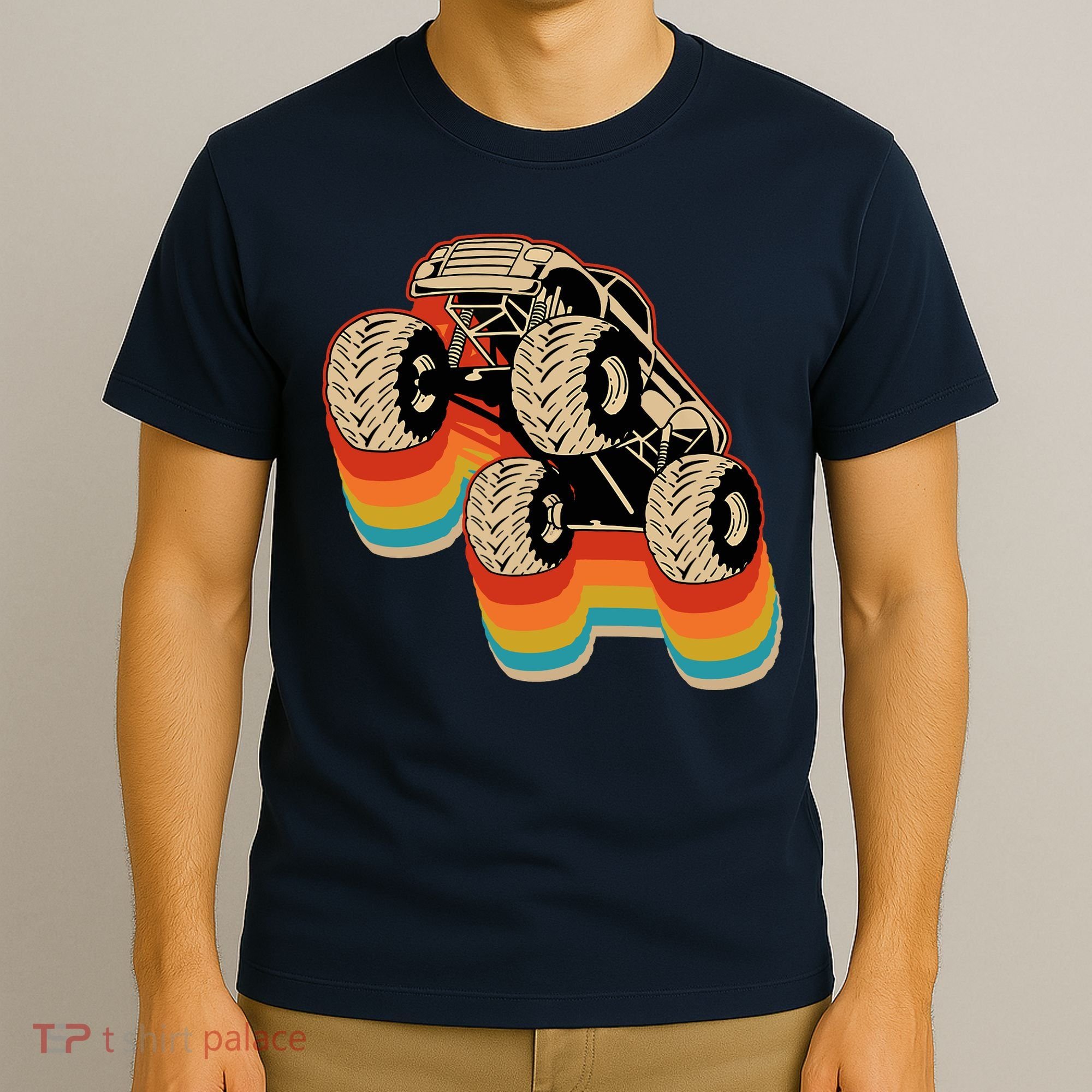 Retro Monster Truck Big Style Truck T-Shirt