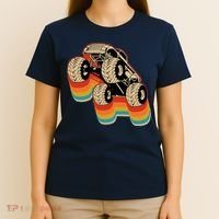 Retro Monster Truck Big Style Truck T-Shirt thumb 4