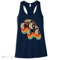 Retro Monster Truck Big Style Truck Women's Tank Top thumb 0