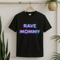 Rave Mommy Techno Edm Music Festival Mother Mom Raver T-Shirt thumb 2