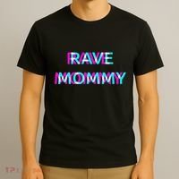 Rave Mommy Techno Edm Music Festival Mother Mom Raver T-Shirt thumb 3